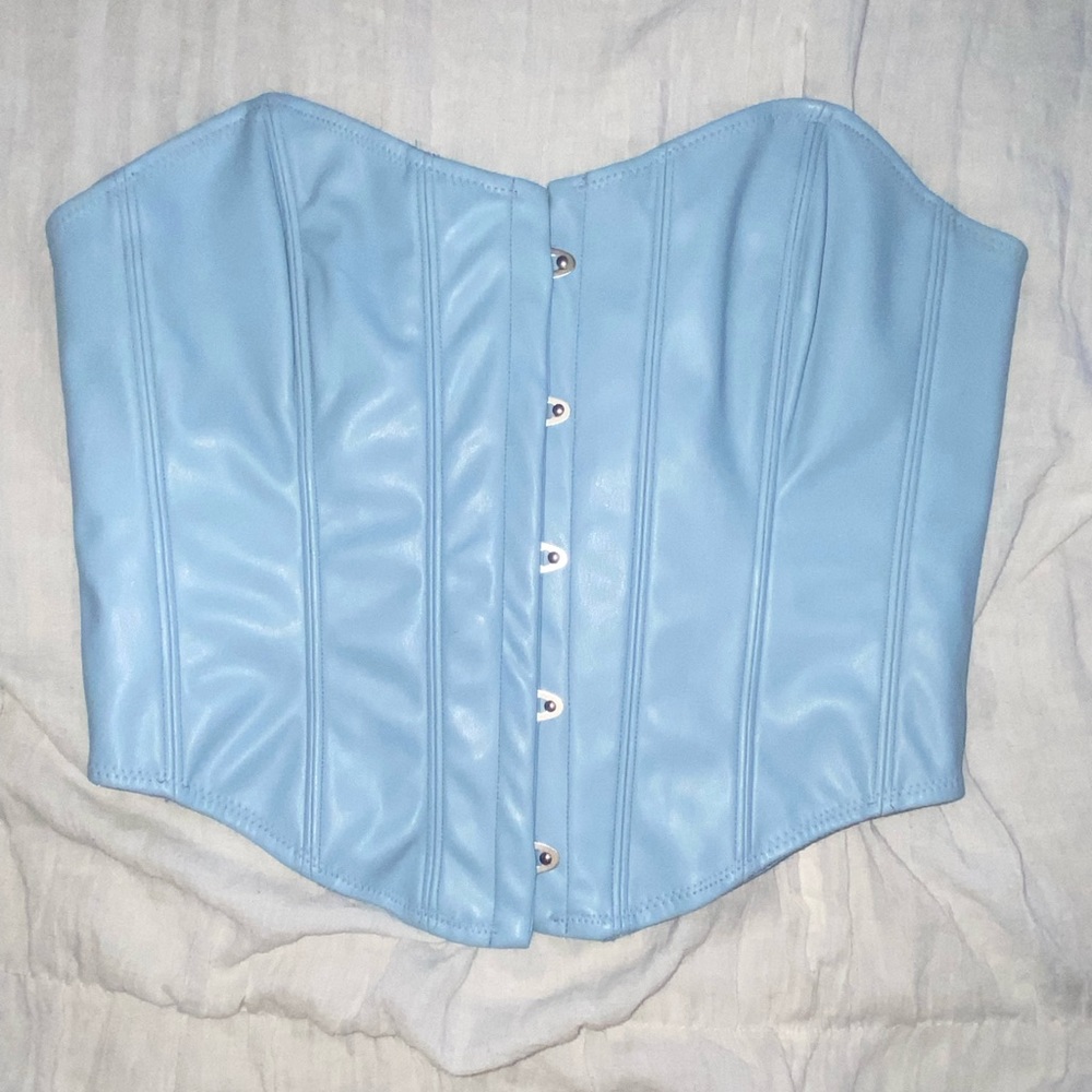 Light Before Dark Faux Leather Luna Corset